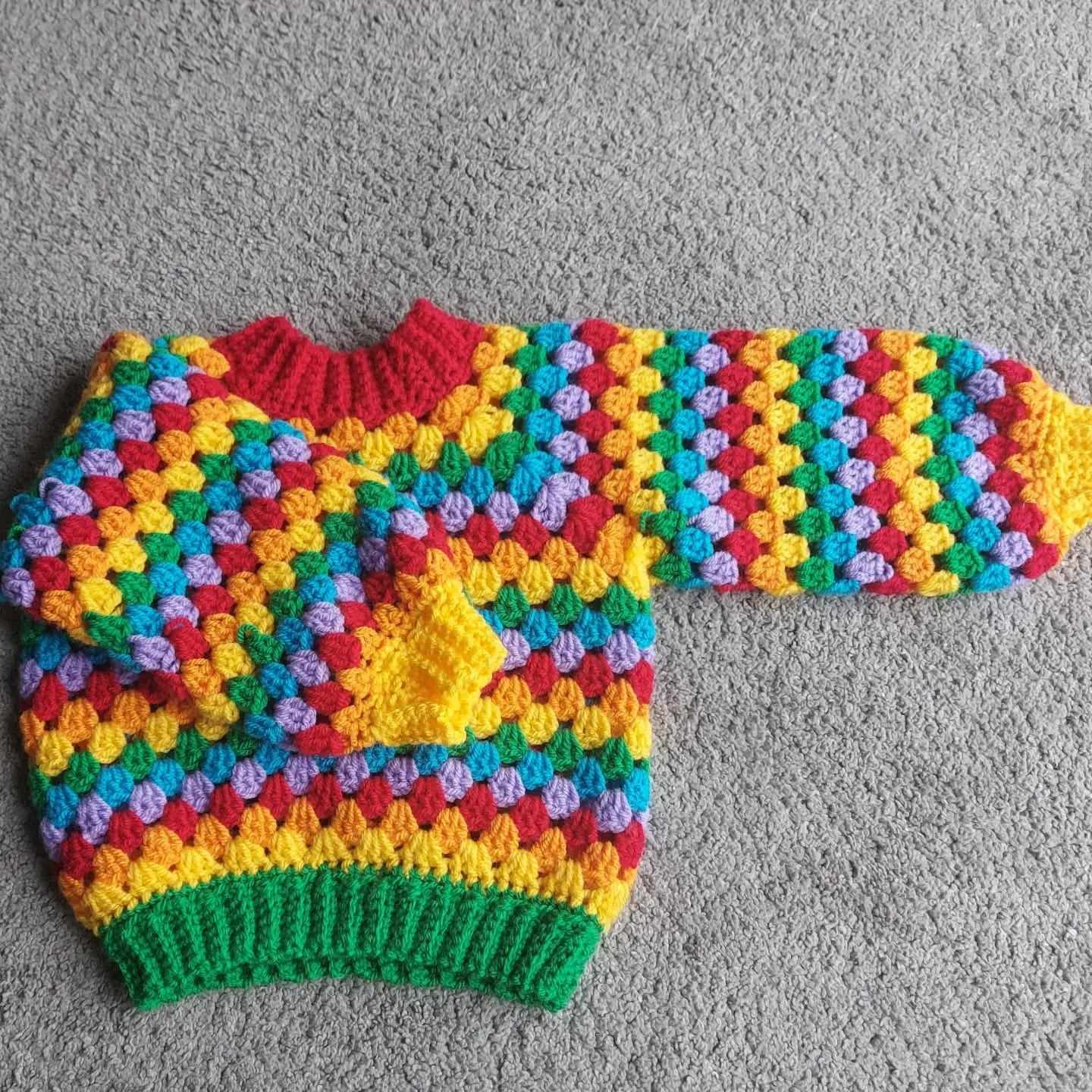 Childs Granny Stripe Jumper