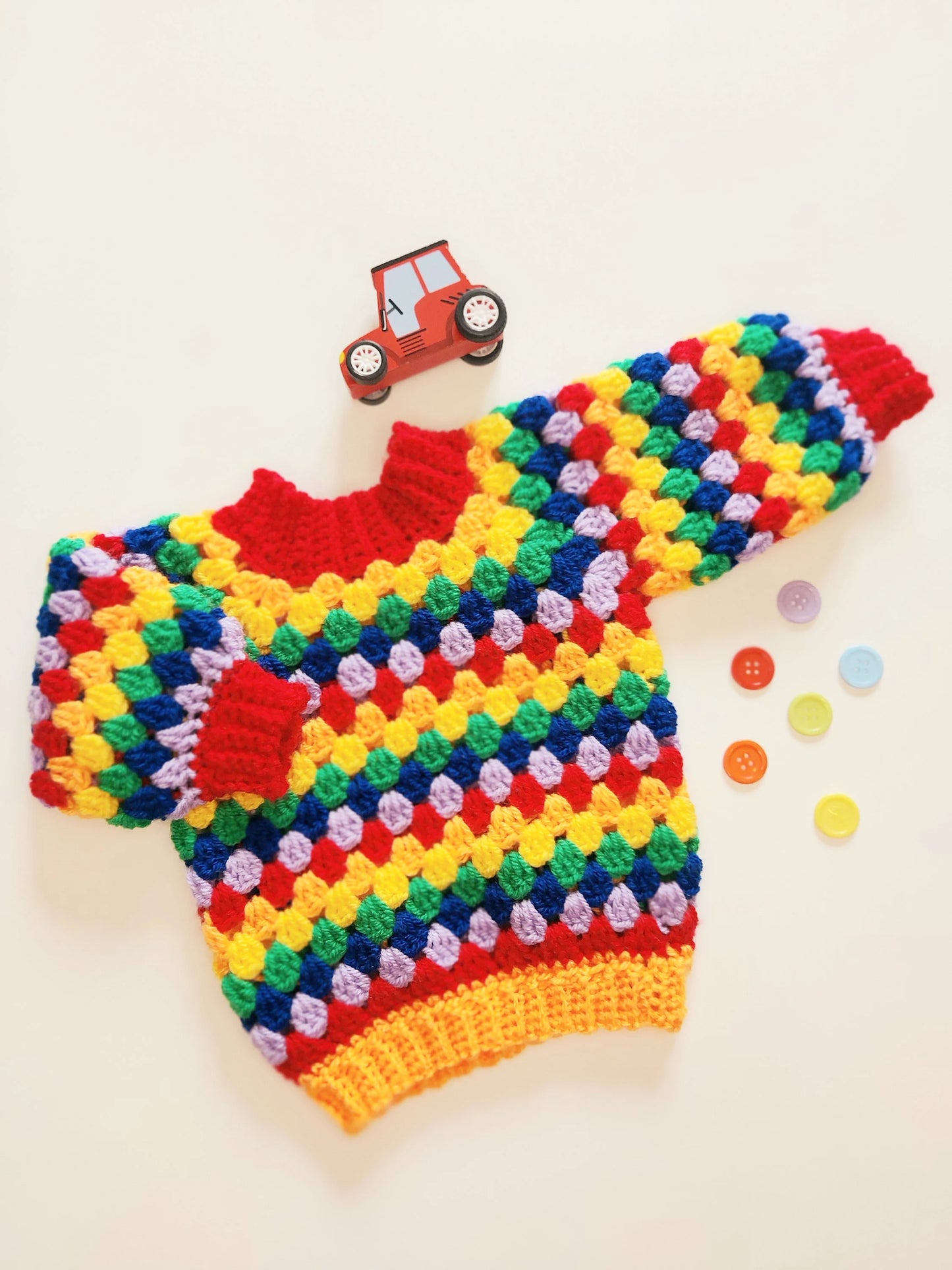 Childs Granny Stripe Jumper