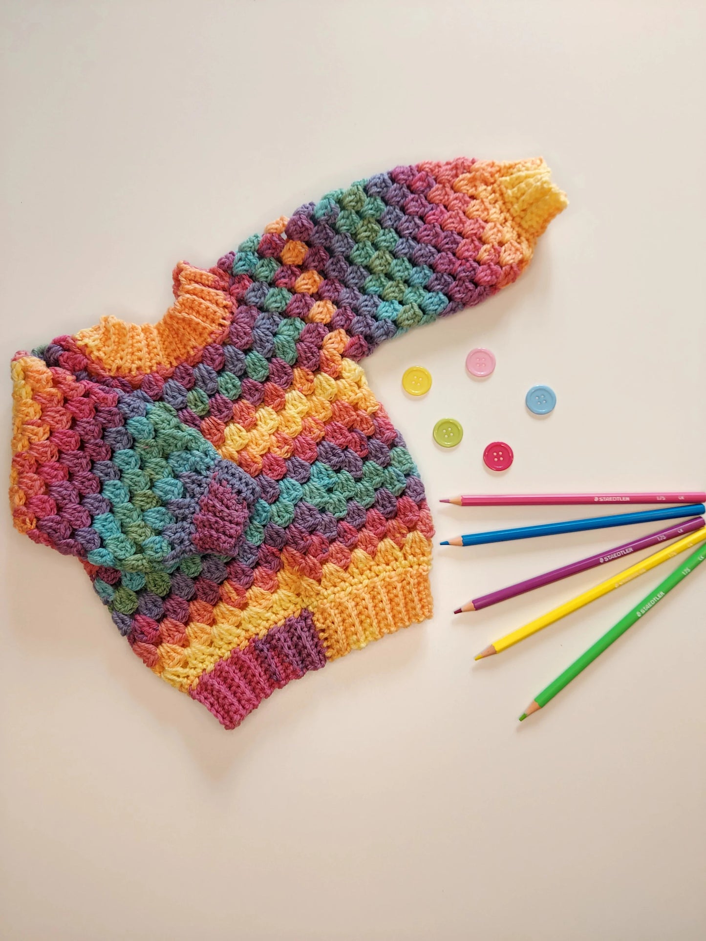 Childs Granny Stripe Jumper