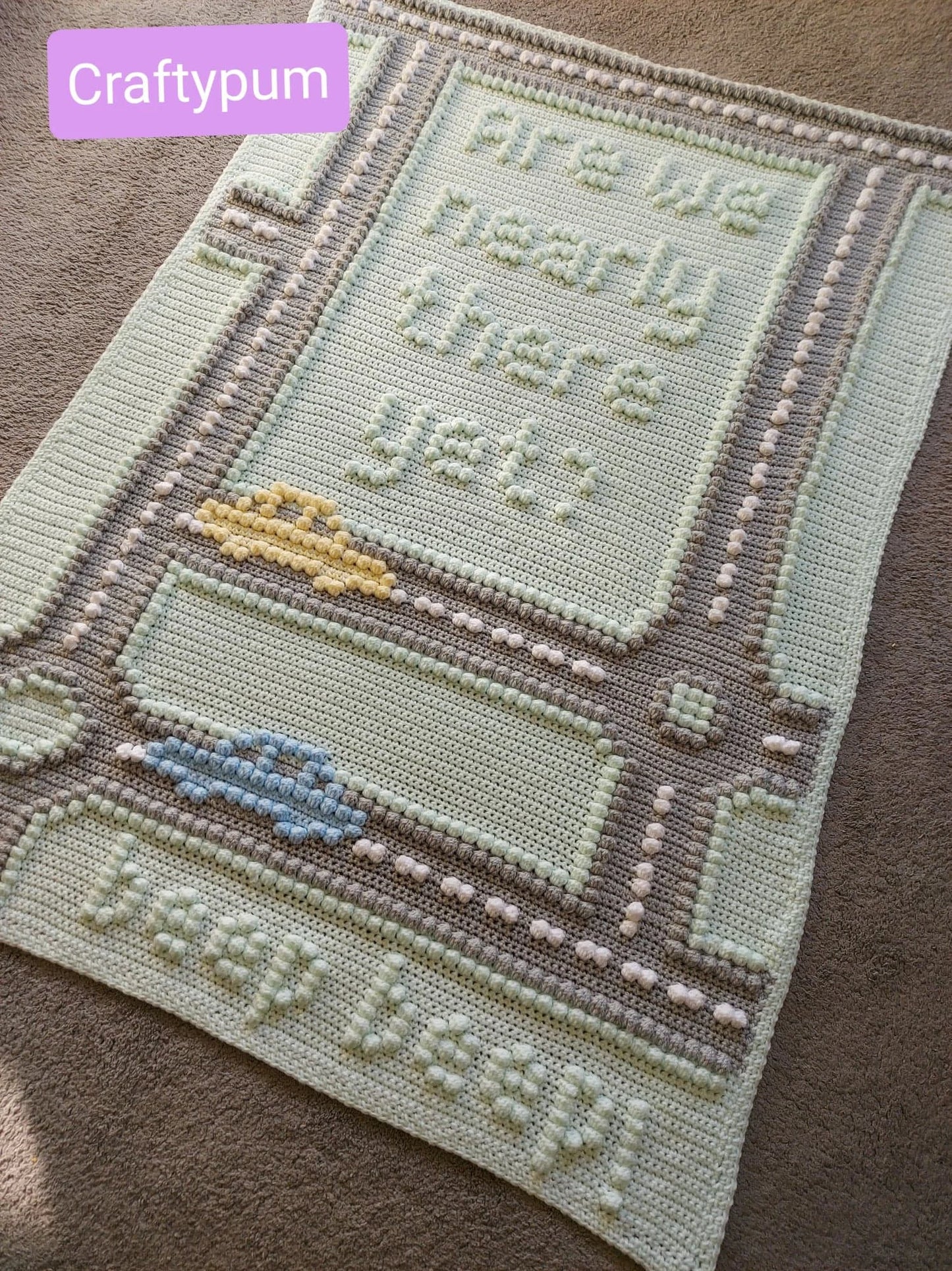 Crochet Blanket Pattern Road Trip
